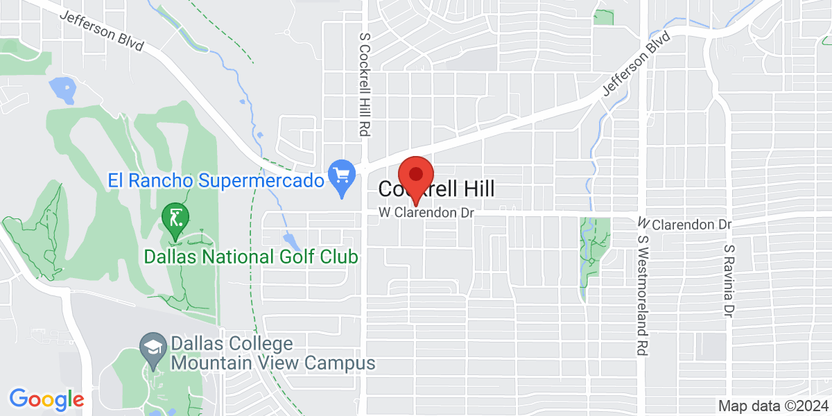 Map of Cockrell Hill Public Library
